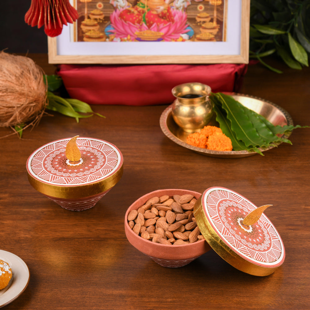 Diya Shaped Box S/2