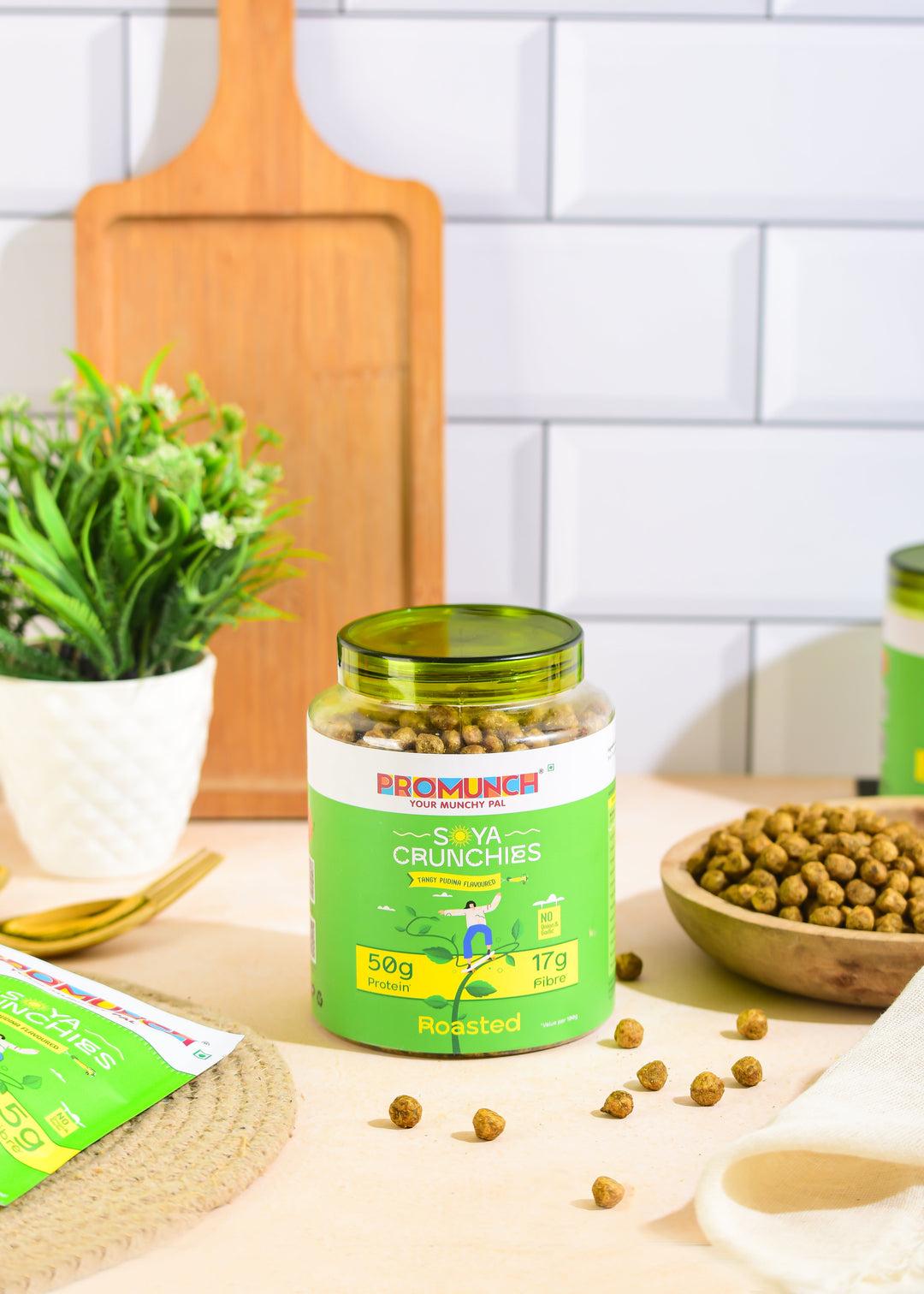 Tangy Pudina Soya Crunchies - 270gm