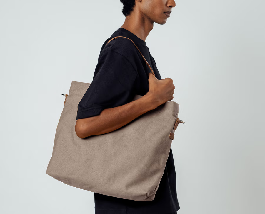 Buoy Tote Bag( Beige,Biscuit,Blue,Forest Green,Green,Mint,Mustard,Red)