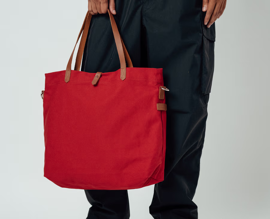 Buoy Tote Bag( Beige,Biscuit,Blue,Forest Green,Green,Mint,Mustard,Red)