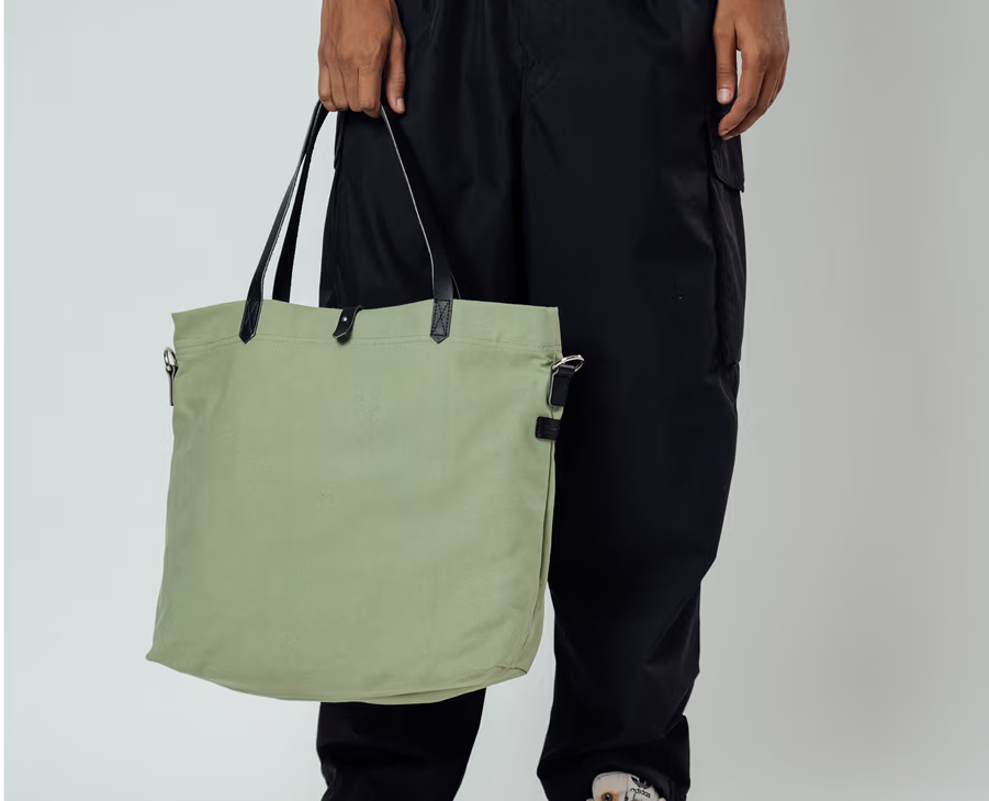 Buoy Tote Bag( Beige,Biscuit,Blue,Forest Green,Green,Mint,Mustard,Red)