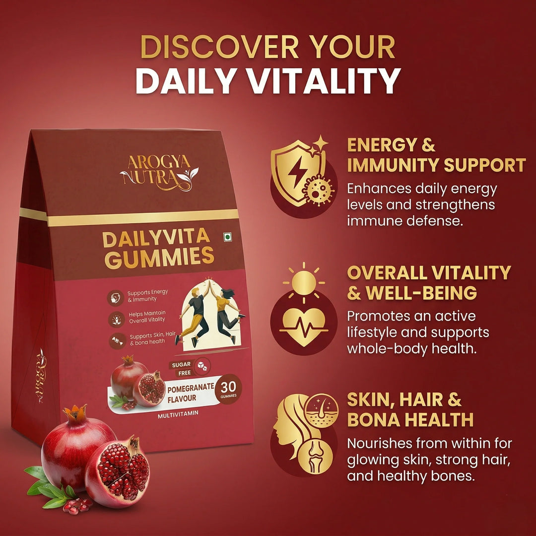 DailyVita Gummies │ Complete Multivitamin │ Pomegranate Flavor