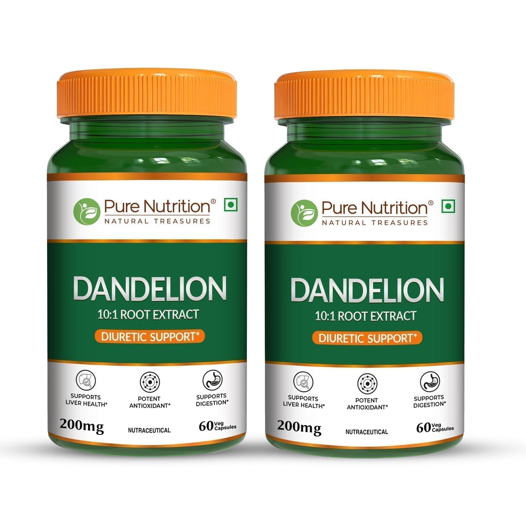 Dandelion Root Extract 200mg Liver, Digestion & Antioxidant Support | Veg Caps