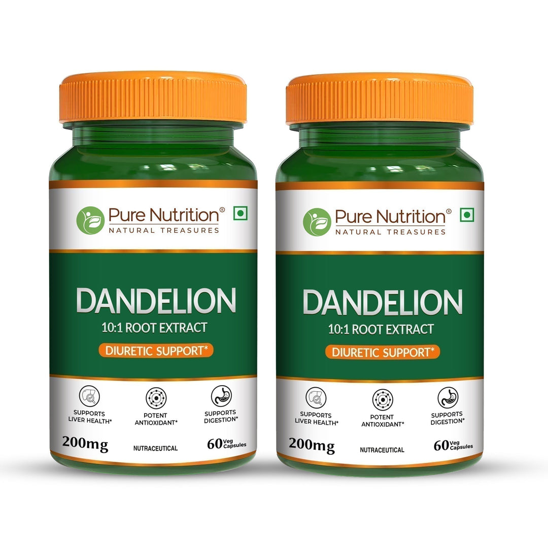Dandelion Root Extract 200mg Liver, Digestion & Antioxidant Support | Veg Caps