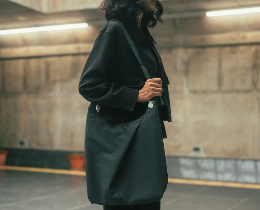 Ray Tote Bag(Dark Grey,Light Grey)