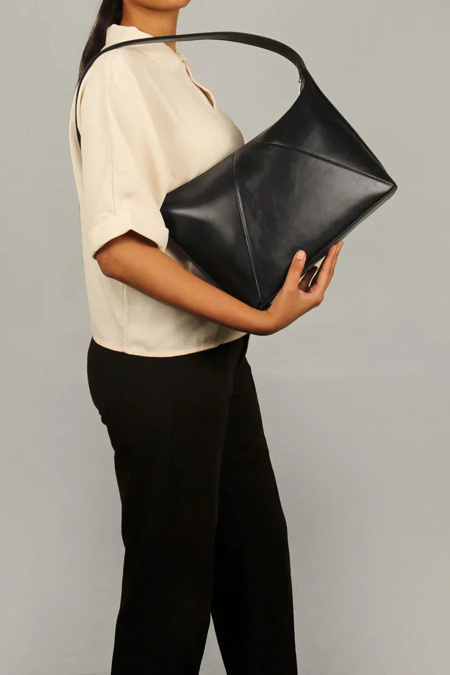 The House Of Ganges Demi Hobo Vegan Leather Bag