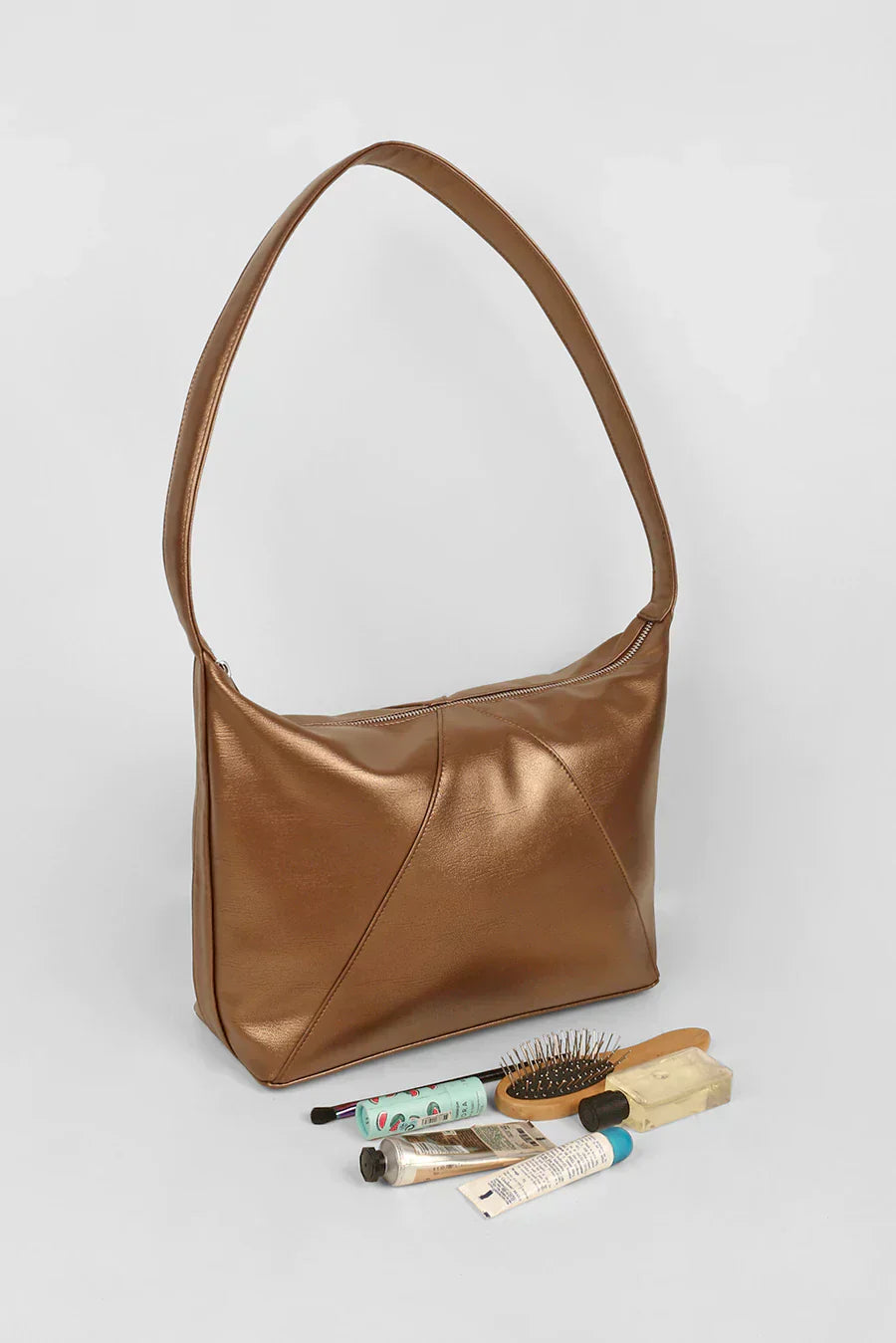 The House Of Ganges Demi Hobo Vegan Leather Bag