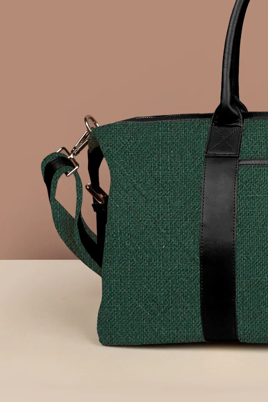 The House of Ganges - Joey Large Vegan Leather Duffle Bag For Men