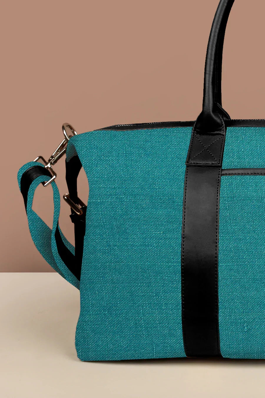 The House of Ganges - Joey Large Vegan Leather Duffle Bag For Men