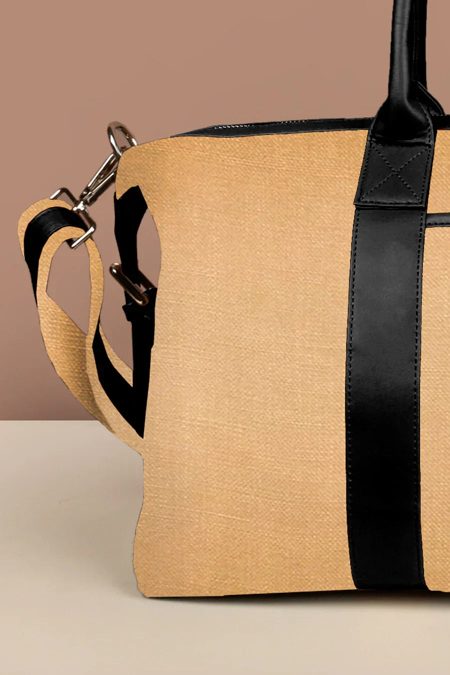 The House of Ganges - Joey Large Vegan Leather Duffle Bag For Men
