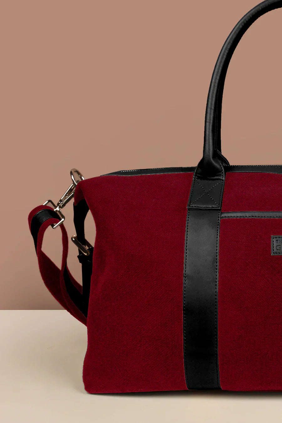 The House of Ganges - Joey Large Vegan Leather Duffle Bag For Men