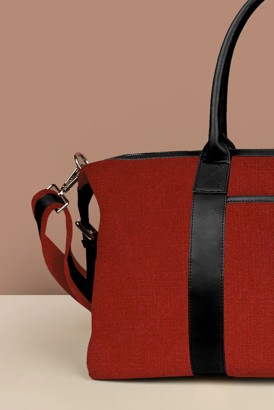 The House of Ganges - Joey Large Vegan Leather Duffle Bag For Men