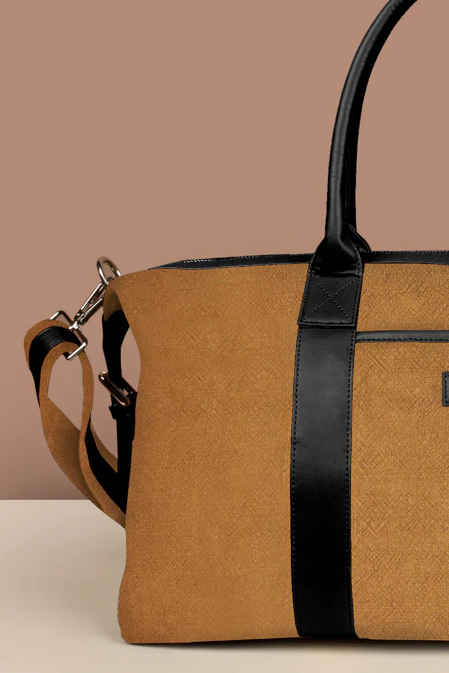 The House of Ganges - Joey Large Vegan Leather Duffle Bag For Men
