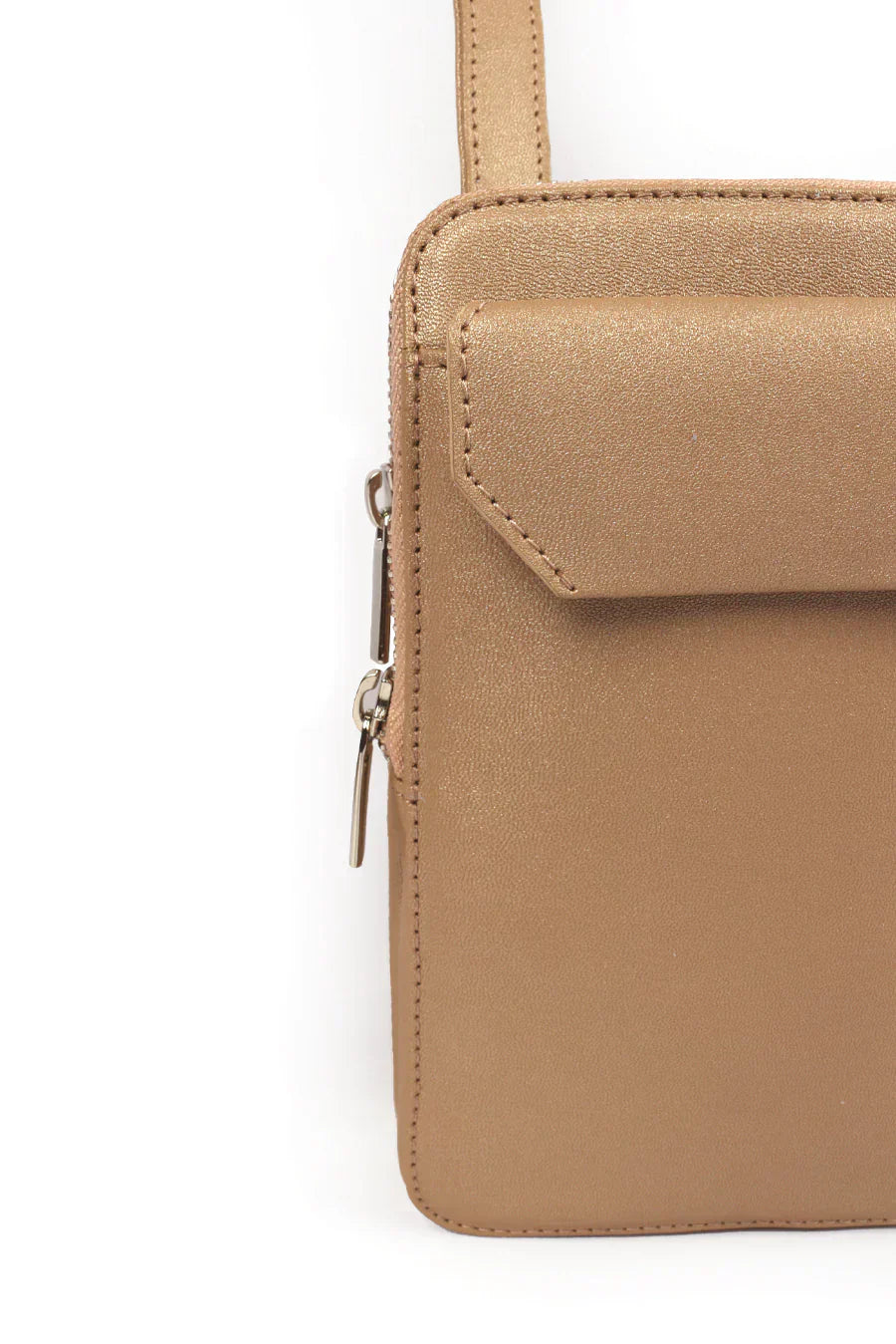 Vertical Vegan Leather Mobile Pouch