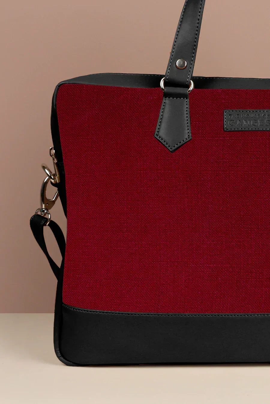 The House of Ganges - Ross Soft Jute 15 Inch Laptop Bag for Men