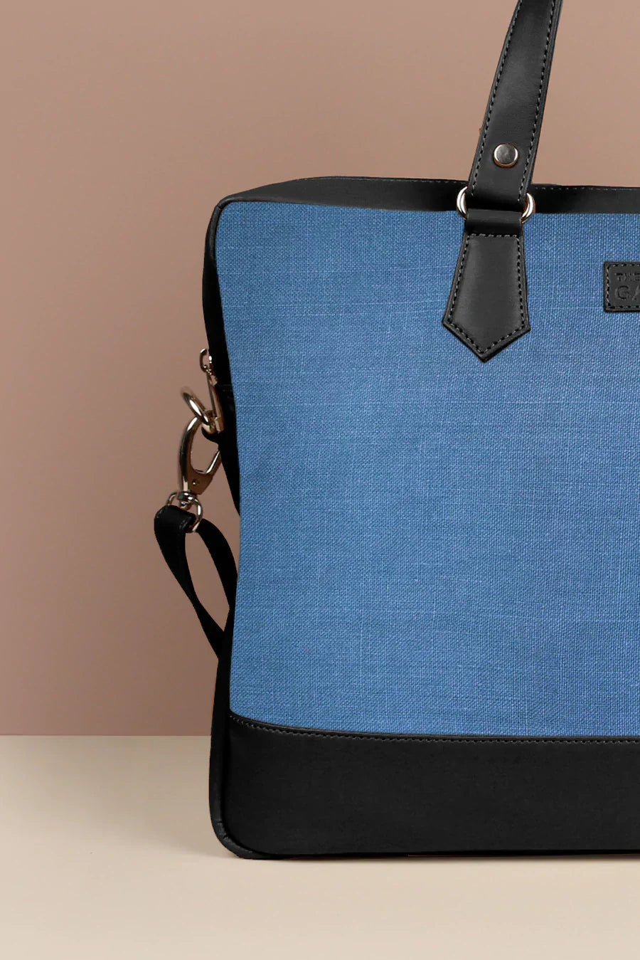 The House of Ganges - Ross Soft Jute 15 Inch Laptop Bag for Men