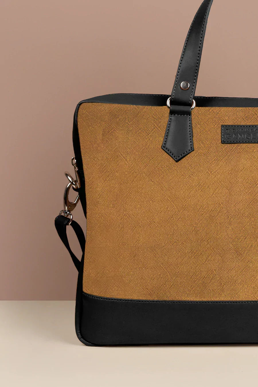 The House of Ganges - Ross Soft Jute 15 Inch Laptop Bag for Men