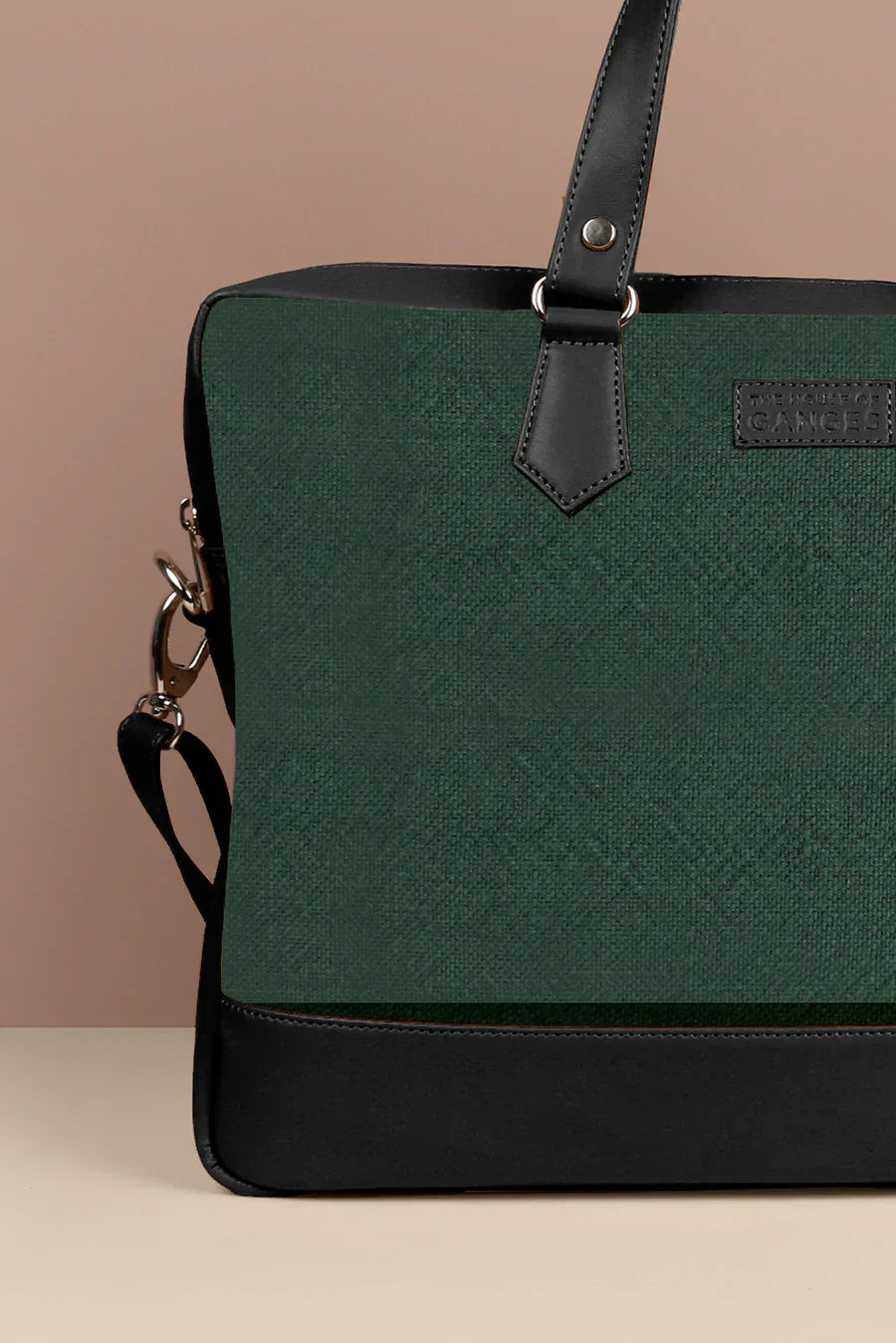 The House of Ganges - Ross Soft Jute 15 Inch Laptop Bag for Men