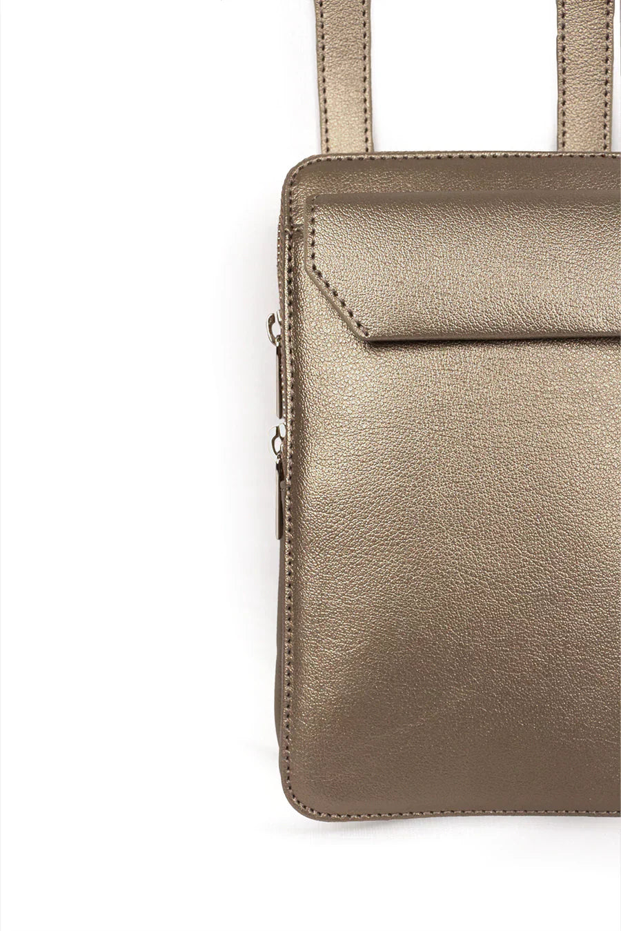 Vertical Vegan Leather Mobile Pouch