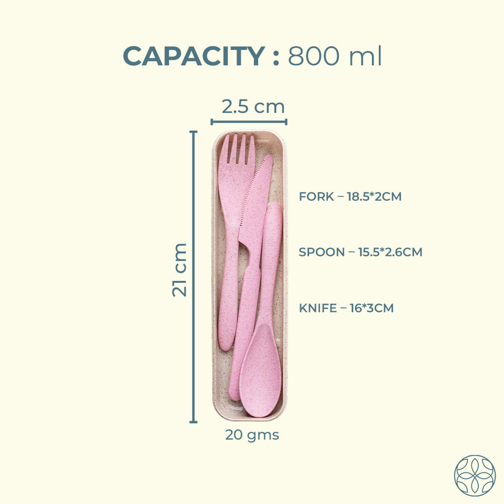 Irida Naturals Wheat Straw Cutlery