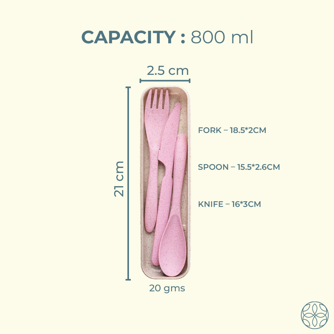 Irida Naturals Wheat Straw Cutlery