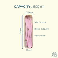 Irida Naturals Wheat Straw Cutlery