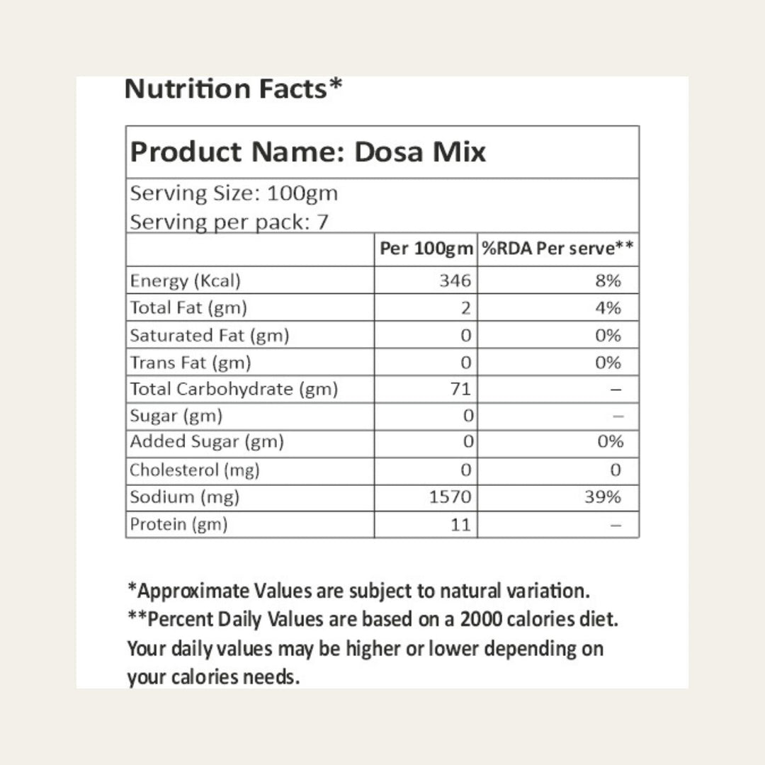 Dosa Mix 650 g
