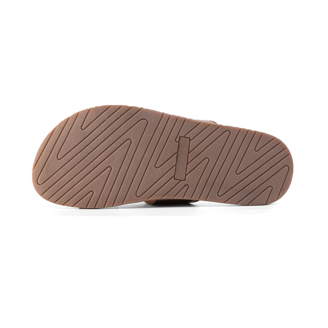 Monkstory T-Rad Classic Double Monk Strap Sandals - Tan