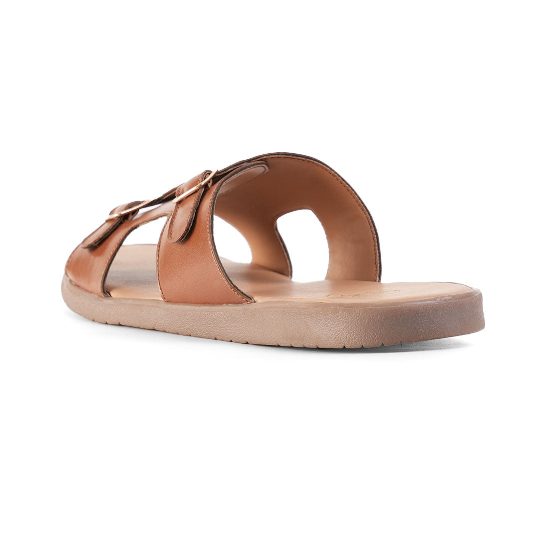 Monkstory T-Rad Classic Double Monk Strap Sandals - Tan