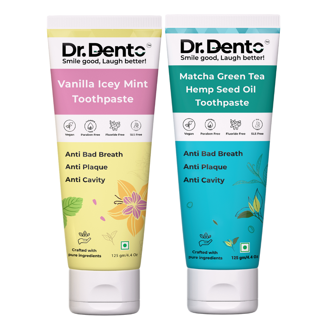 Dr. Dento Vanilla Icey Mint Toothpaste(125gm)