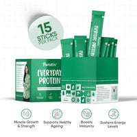 TruNativ Everyday Plant Protein | 13.5g Protein | Soy, Pea & Brown Rice Protein | Keto Friendly | Family Nutrition | Vegan | Cookable Protein | Cook-Bake-Blend | Add to your Daily Meals