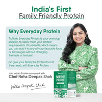 TruNativ Everyday Plant Protein | 13.5g Protein | Soy, Pea & Brown Rice Protein | Keto Friendly | Family Nutrition | Vegan | Cookable Protein | Cook-Bake-Blend | Add to your Daily Meals