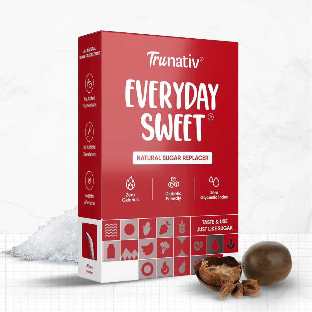 TruNativ Everyday Sweet 900 gram| 1:1 Sugar Replacer | Zero Calories | 100% Natural | Monk Fruit Extract