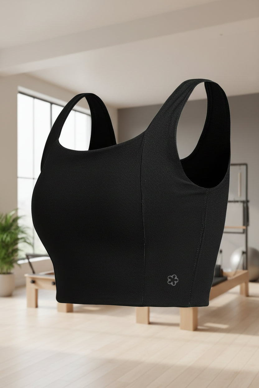 Sienna Organic Cotton Padded Sports Bra