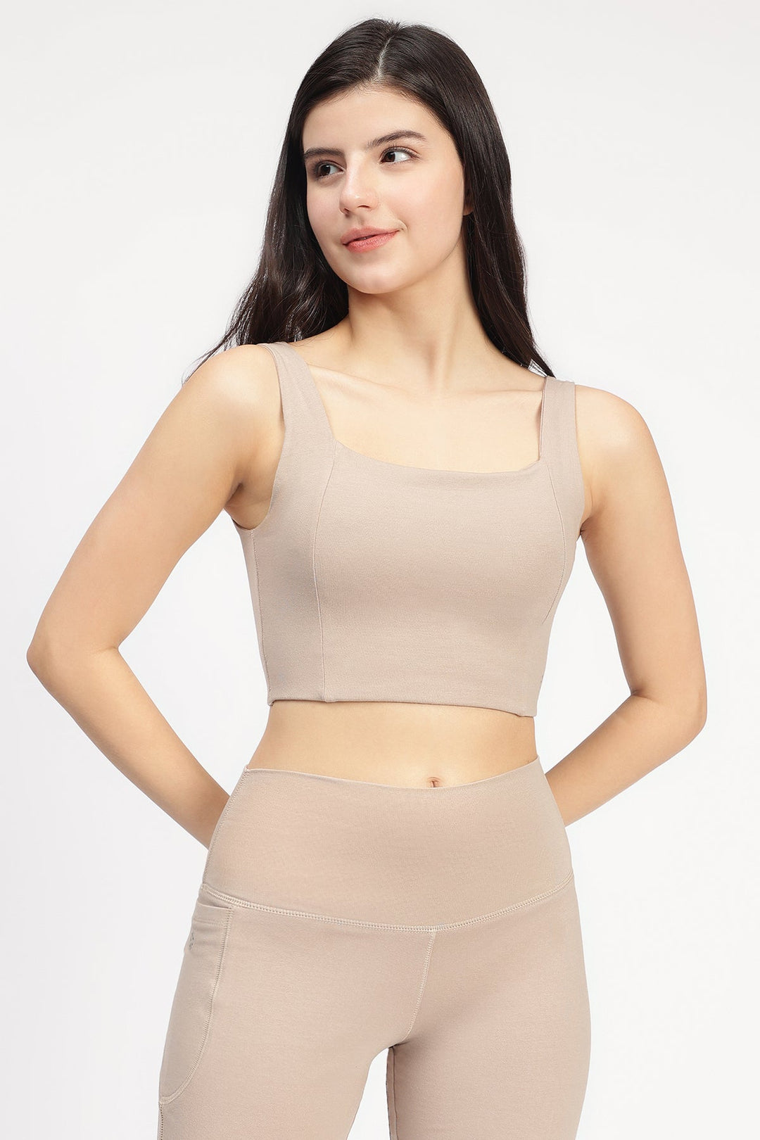 Sienna Organic Cotton Padded Sports Bra