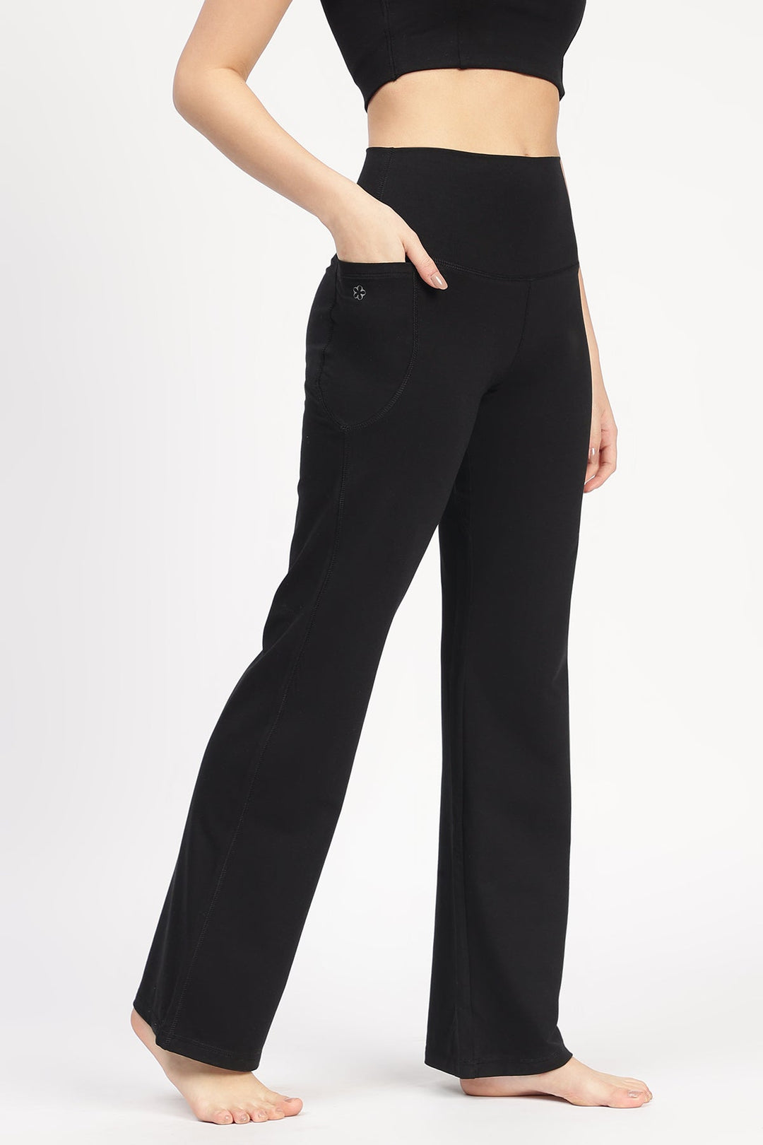 Sienna Organic Cotton Flare Yoga Pants