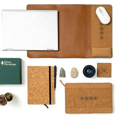 Green Hermitage Tan Office Desk Set