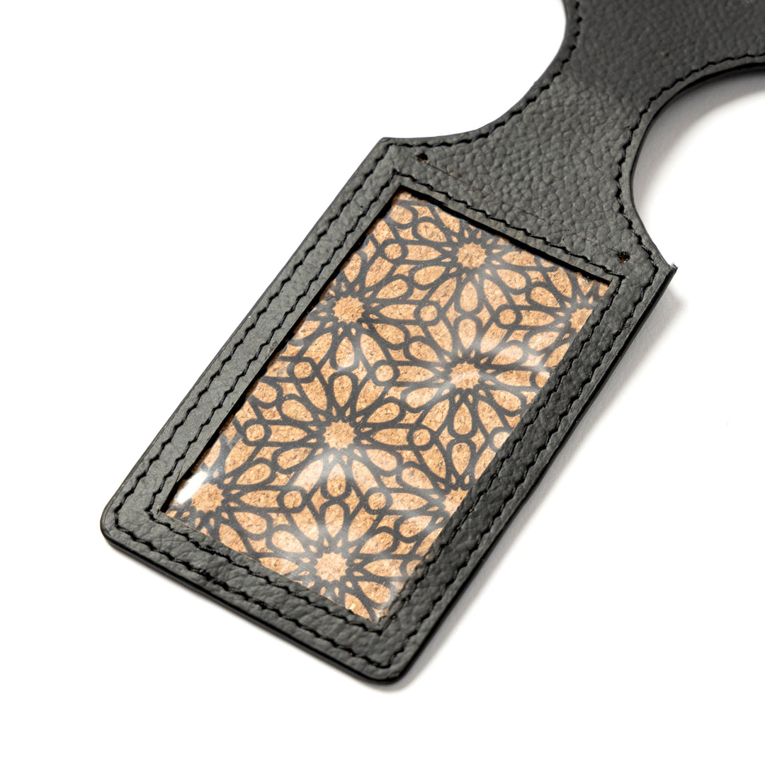 Green Hermitage Airplane Vegan Leather Travel Tag - Kohl