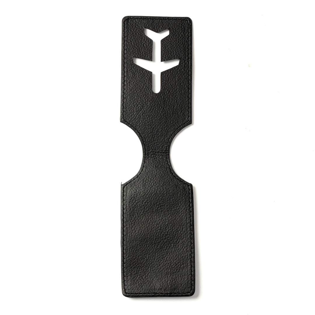 Green Hermitage Airplane Vegan Leather Travel Tag - Kohl