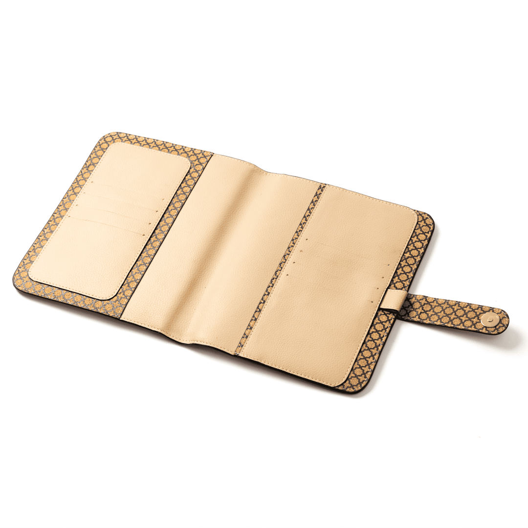 Green Hermitage Vegan Leather Diary & Pen Set - Almond
