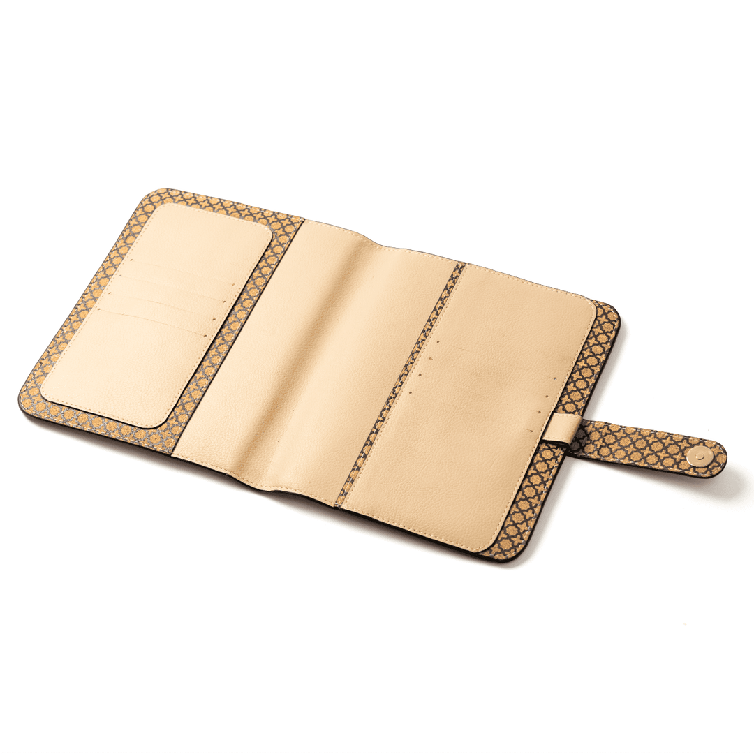 Green Hermitage Vegan Leather Diary & Pen Set - Almond