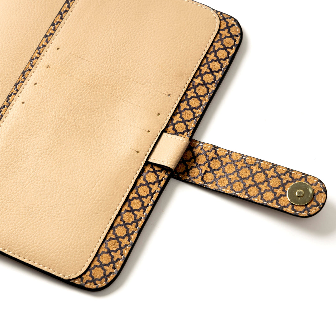 Green Hermitage Vegan Leather Diary & Pen Set - Almond