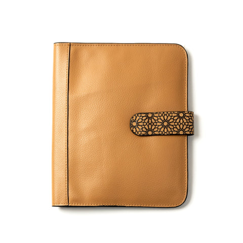 Green Hermitage Vegan Leather Diary & Pen Set - Almond