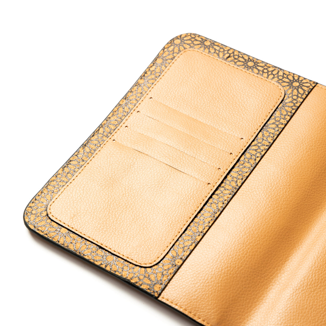 Green Hermitage Vegan Leather Diary & Pen Set - Almond