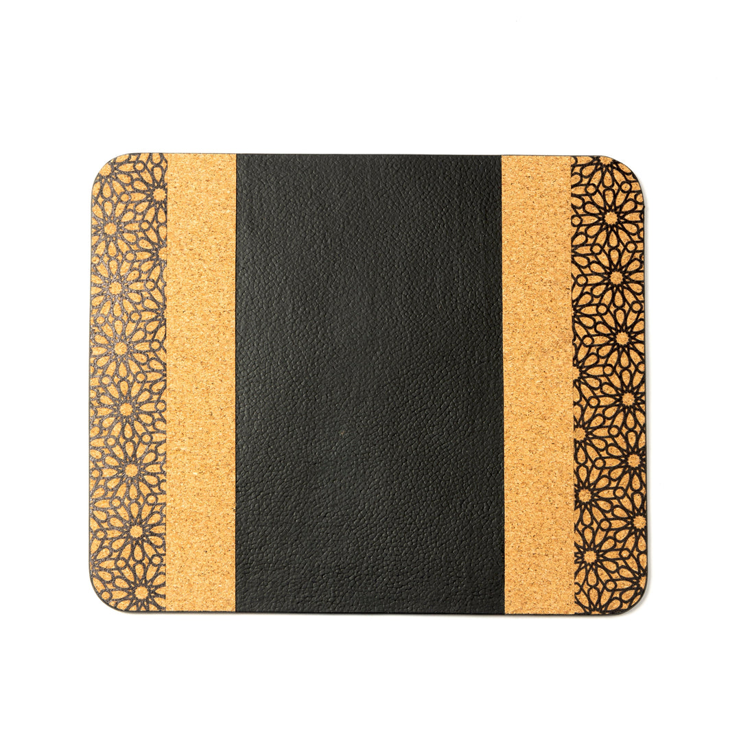 Green Hermitage Versatile Mouse Pad - Black