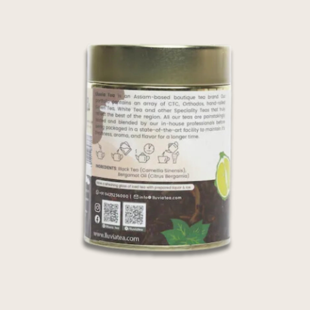 Lluvia Tea Earl Grey Tea | English Breakfast Aids Metabolism| 50g