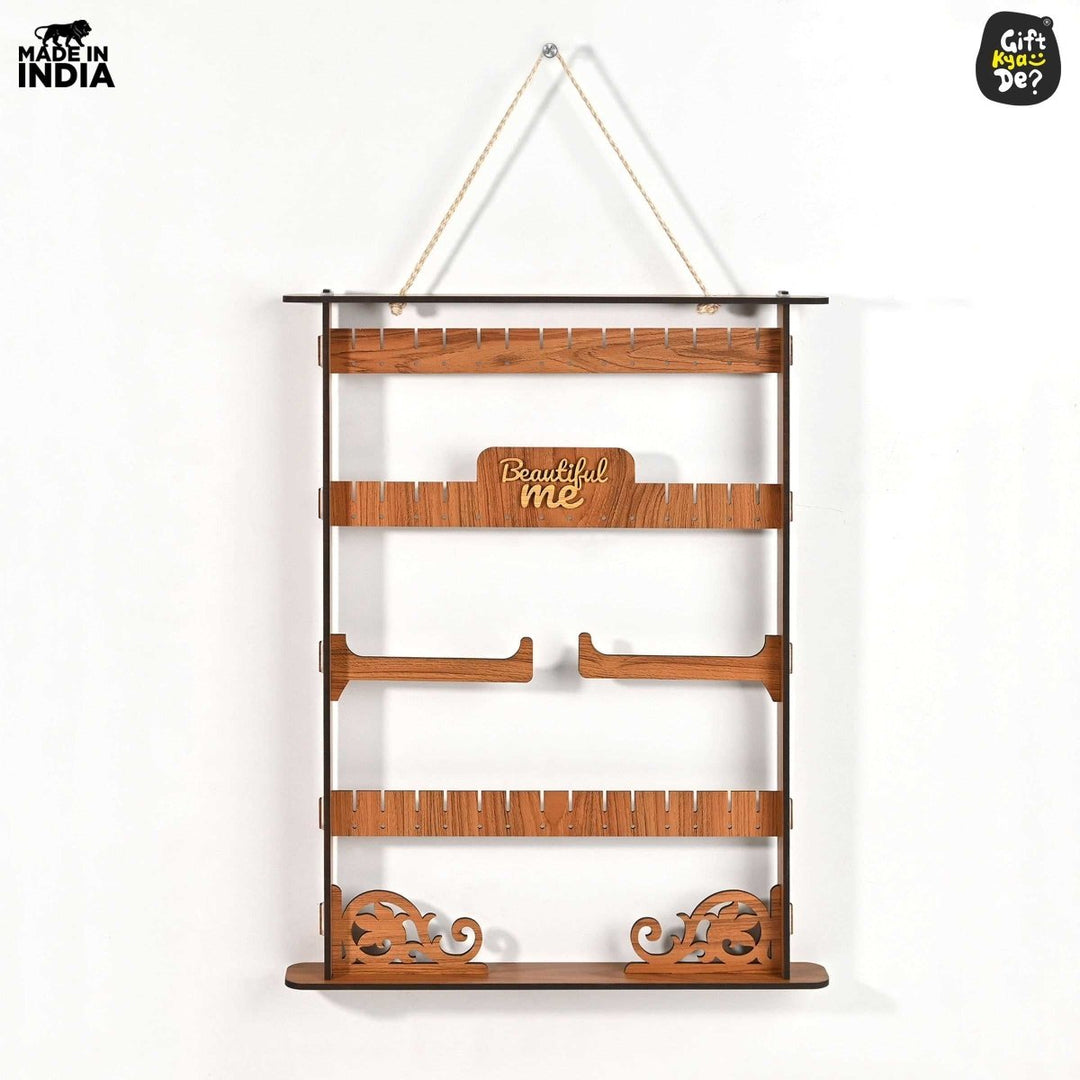 Gift Kya De Elegant Jewelry Stand Organizer for Women | Jewelry Holder for Necklaces, Bracelets, Earrings and Bangles (DIY)