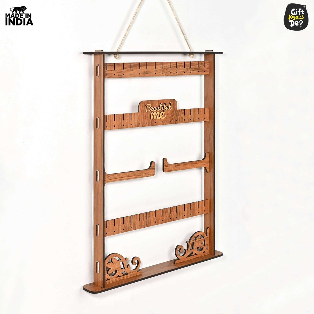 Gift Kya De Elegant Jewelry Stand Organizer for Women | Jewelry Holder for Necklaces, Bracelets, Earrings and Bangles (DIY)