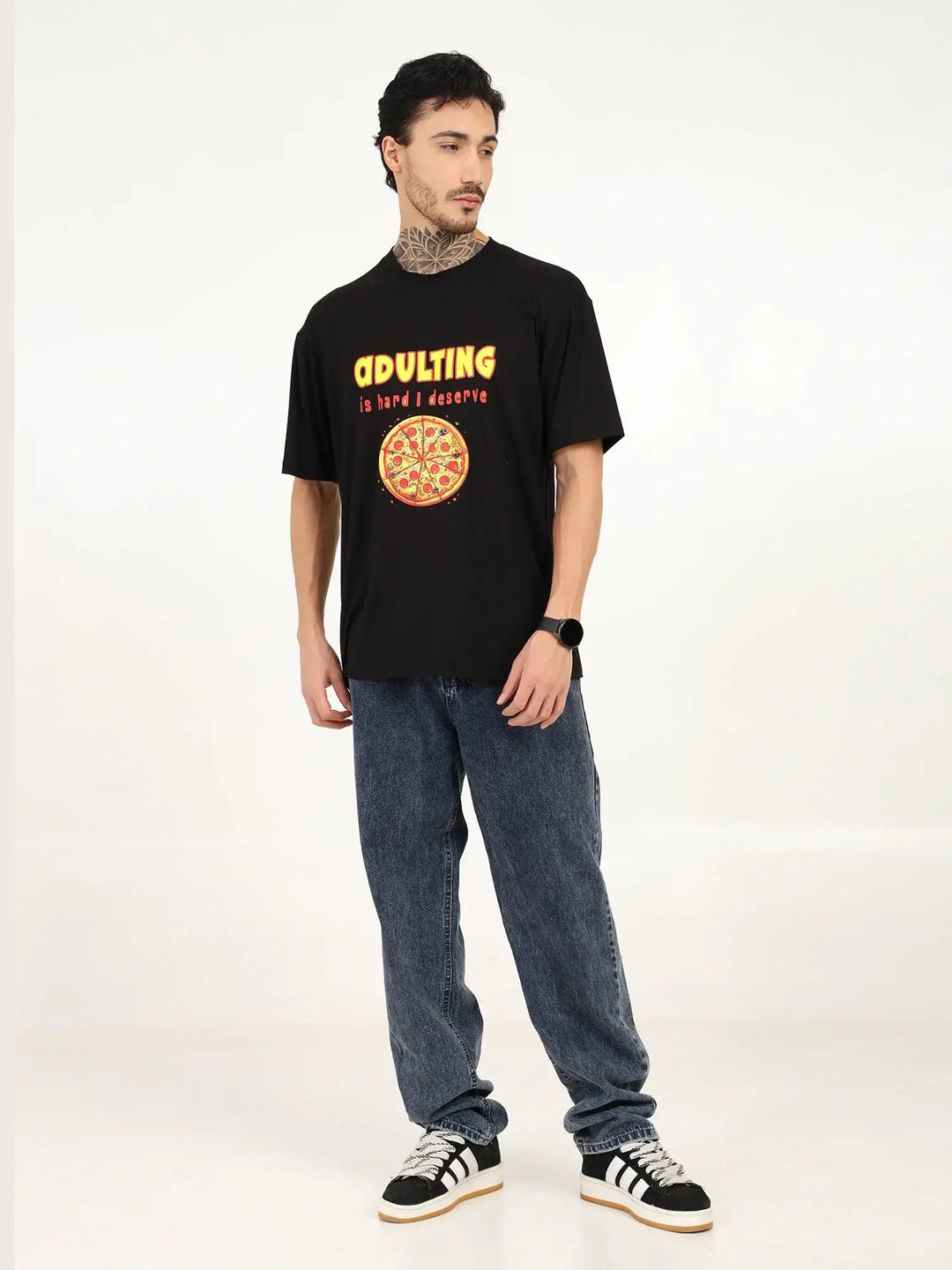 Men Oversized Bamboo T-Shirt – Soft, Breathable & Sustainable