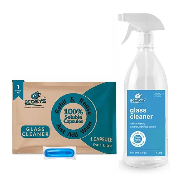 Ecosys Glass Cleaner Refill Capsules | With or Without Bottle